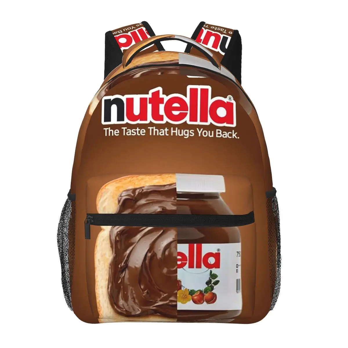 حقائب ظهر Nutella Cutie للأولاد والبنات حقيبة كتب للأطفال حقائب مدرسية كرتونية للكمبيوتر المحمول حقيبة كتف بسعة كبيرة #1