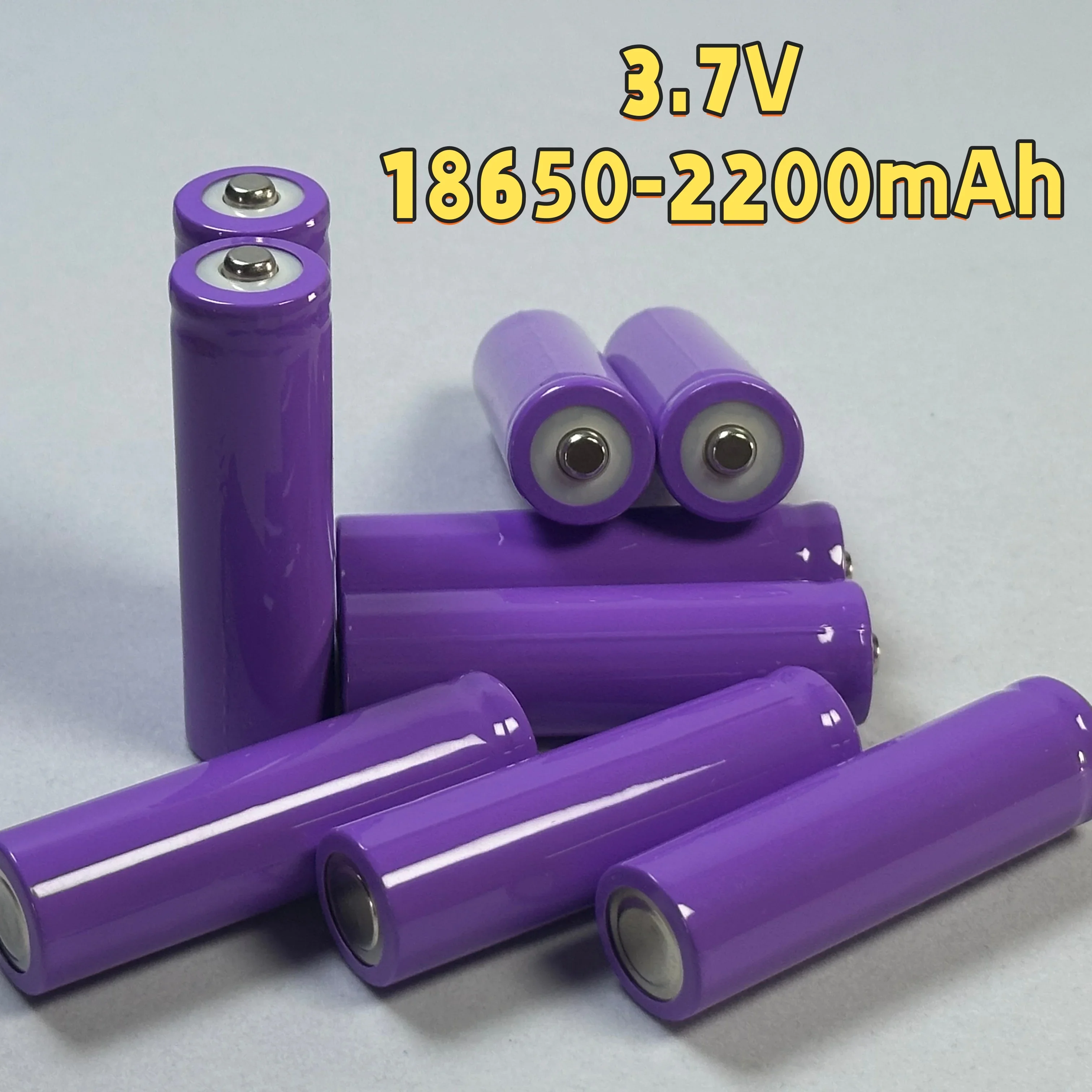18650 2200mAh Protected Button Top Li-ion Battery with PCB for Flashlights, Power Banks, DIY Projects and Home Applications