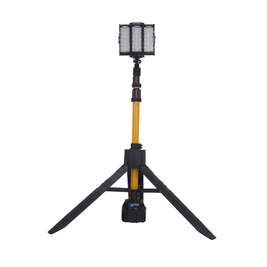 Portable LED Work Light Professional Lighting White AC Aluminum Alloy Ip65 Emergency 70 Black & White Tripod for Work Lights 105