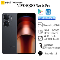 VIVO iQOO Neo 9s Pro 5G New Dimensity 9300+ 5160mAh Battery 120W SuperVOOC 50MP IMX920 OIS 6.78 Inch AMOLED 144Hz NFC OTA