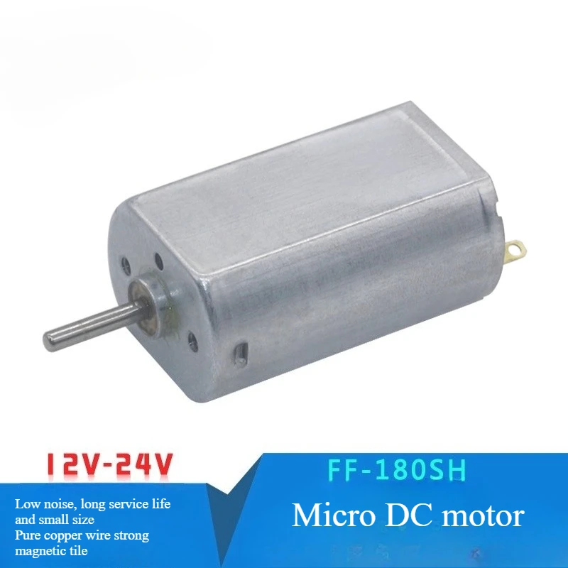 

180 двигатель постоянного тока с высоким крутящим моментом 12 В 24 В Voltag для умного робота автомобиля DIY электрическая игрушечная модель