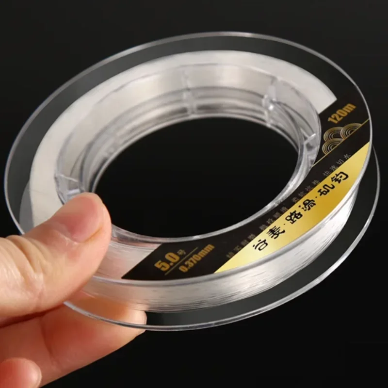 120m High End Long Casting Fishing Line Strong Force Sea Rocking Fishing Line Wear Resistant Nylon Protofilament Lure Mainline