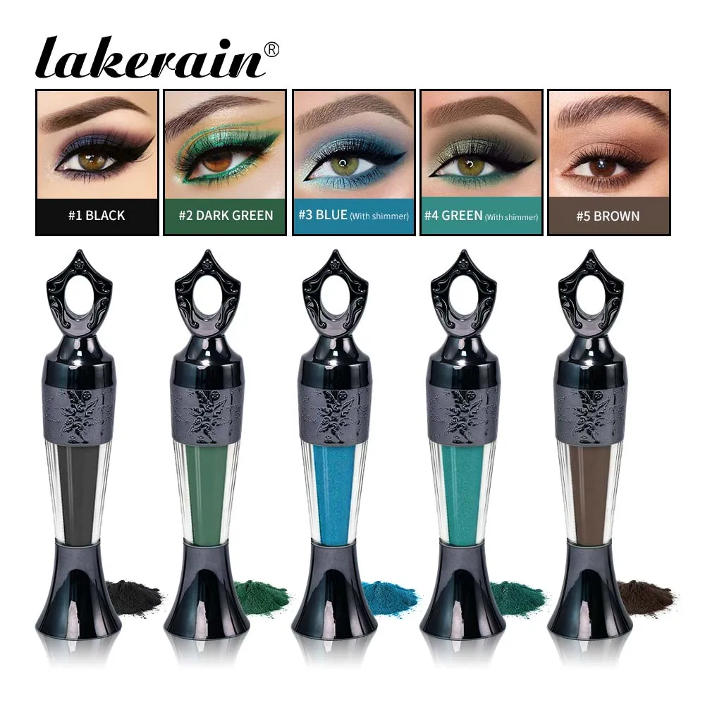 Lakerain 5-color جنوب أفريقيا النمط المصري الظل كحل مسحوق ماتي مسحوق غرامة الملمس كحل مسحوق