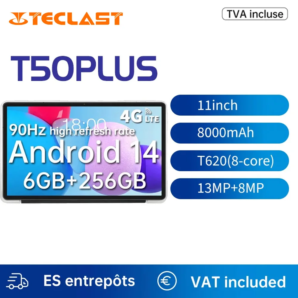 【New】Teclast T50 Plus Android 14 Tablet 11