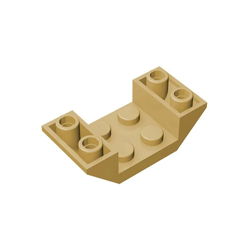 50 Stück 4871 MOC/DIY-Teile Zubehör 4x2 umgekehrter Steigungsziegel Bausatz Spielzeug – Detail 1