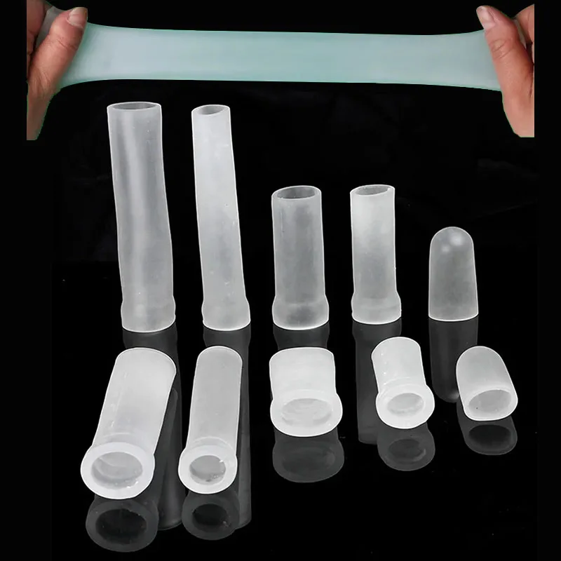 Men's exercise machine sealing ring accessories, silicone sleeve connecting sleeve, extension and enlargement device accessories