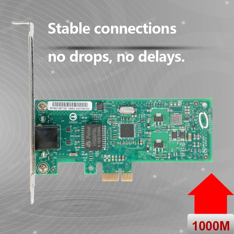 I82574 PCI-E Gigabit NIC untuk Boot Tanpa Disk, NAS/NVR, Soft Router, PXE, Plug & Play untuk Server ESXi,VM, 2U, Agregasi Lalu Lintas