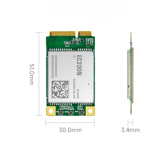 EC200N IoT 4G All Network Communication CAT1 Remote Control Module Chip