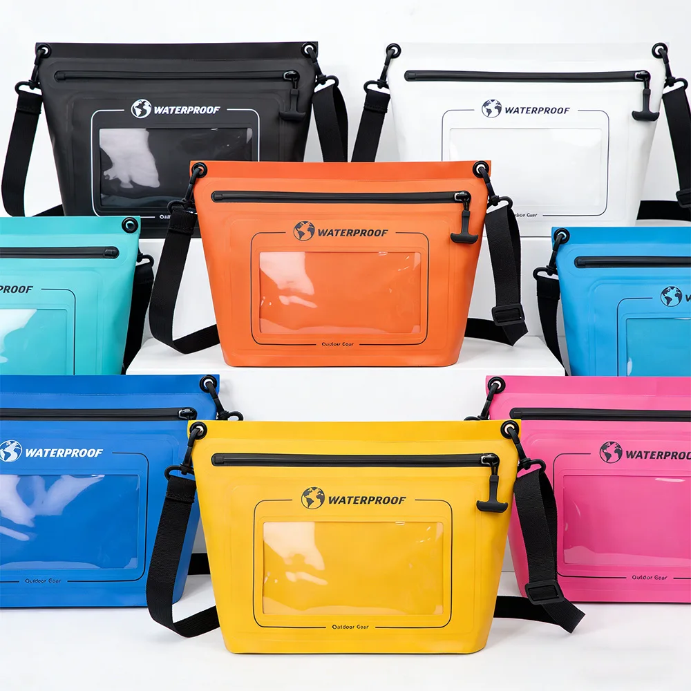 Unisex Waterproof Shoulder Bag IPX7 Airtight Zipper For Swimming Diving Outdoor Sport One-shoulder Bags