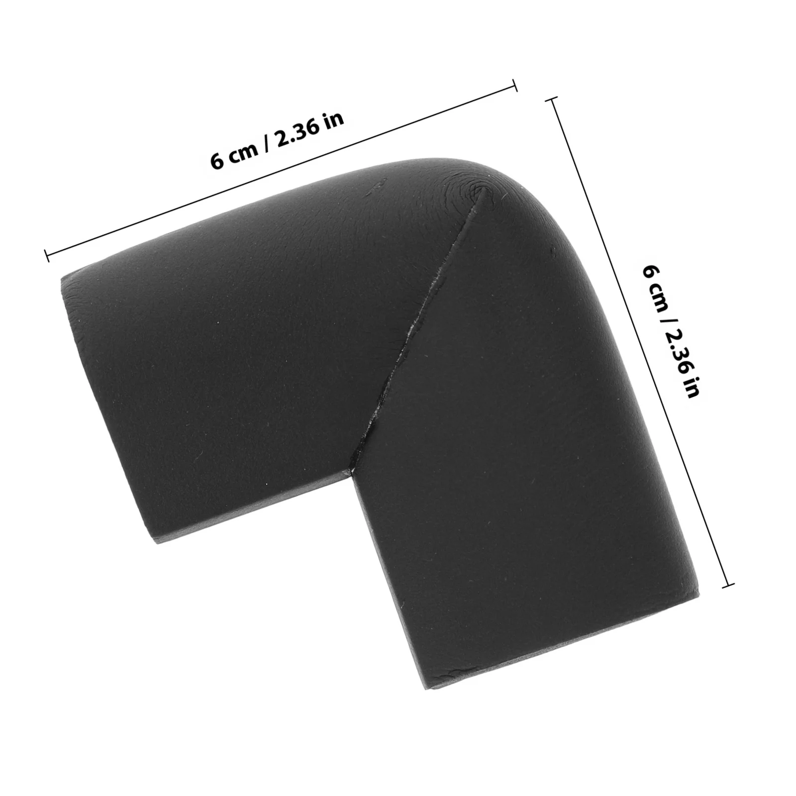 Protector de esquina de muebles, parachoques de espuma en forma de U para cubierta de protección de bordes, marco decorativo de manga de esquina, 12 Uds.