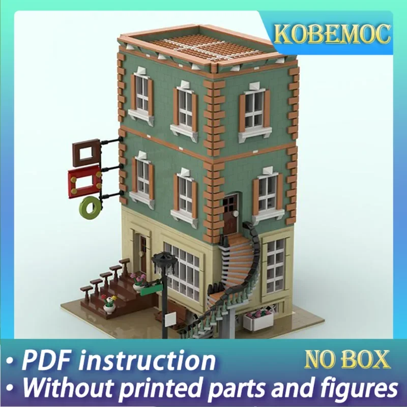 

Moc Building Bricks City Street View Модель Рамка Магазин Технология Модульные блоки Подарки Игрушки для детей Наборы для самостоятельной сборки