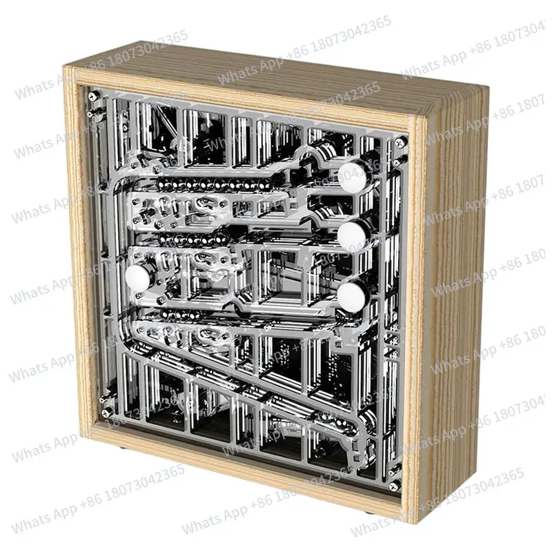 

Marbles Steel Balls Clock Track Personality Ornament Craft