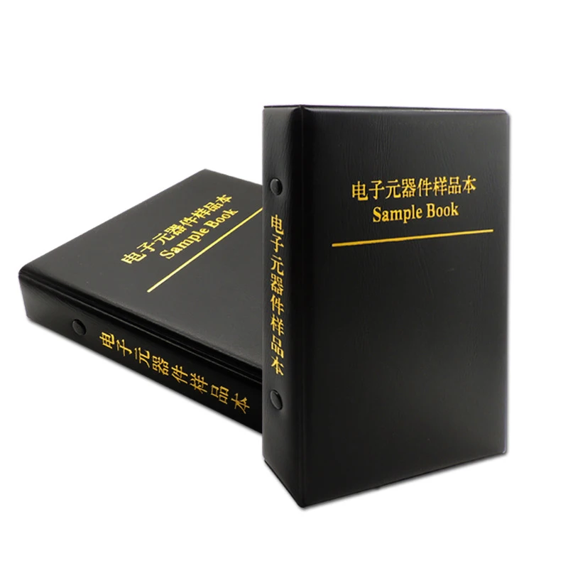 Chip Resistor Capacitor Book 0603 0805 1206 1% Accuracy 170Values Inductor Book Capacitor Resistor Package Component Sample Book