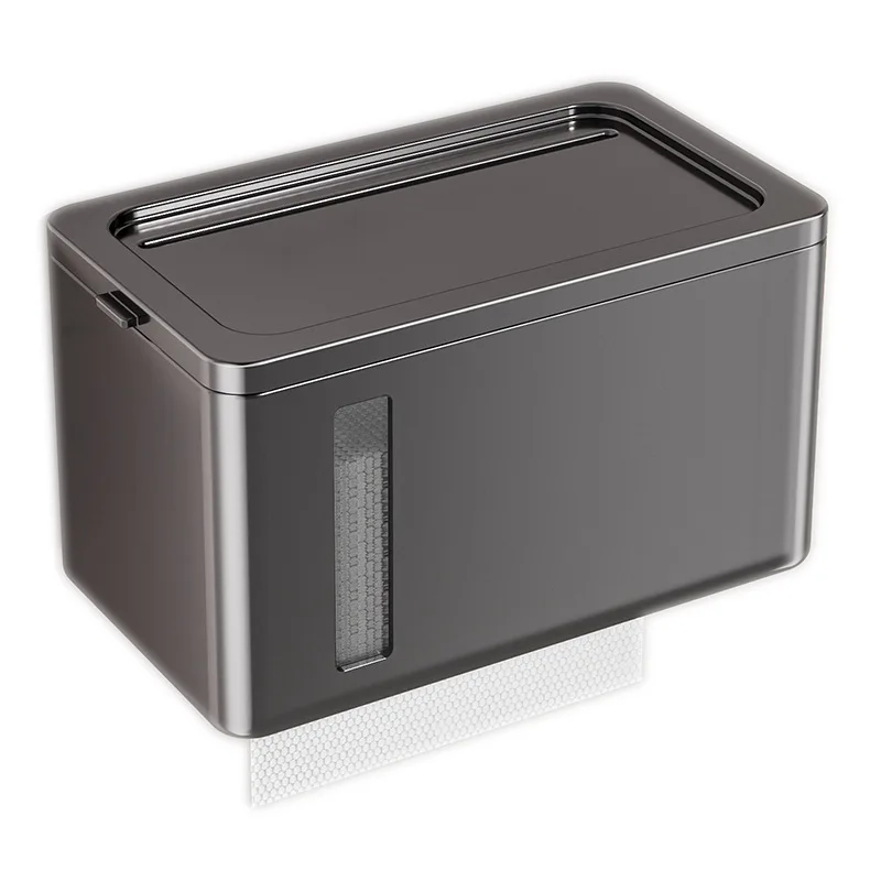 Bathroom Tissue Box Punch-free Toilet Waterproof Face Towel Storage Box Storage Rack Toilet Paper Toilet Paper Box