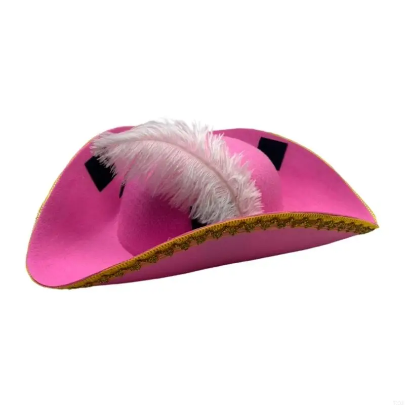 72xe Golden Lace Pirate Caps Cosplay tenue pour les accessoires pour enfants jeu créatif