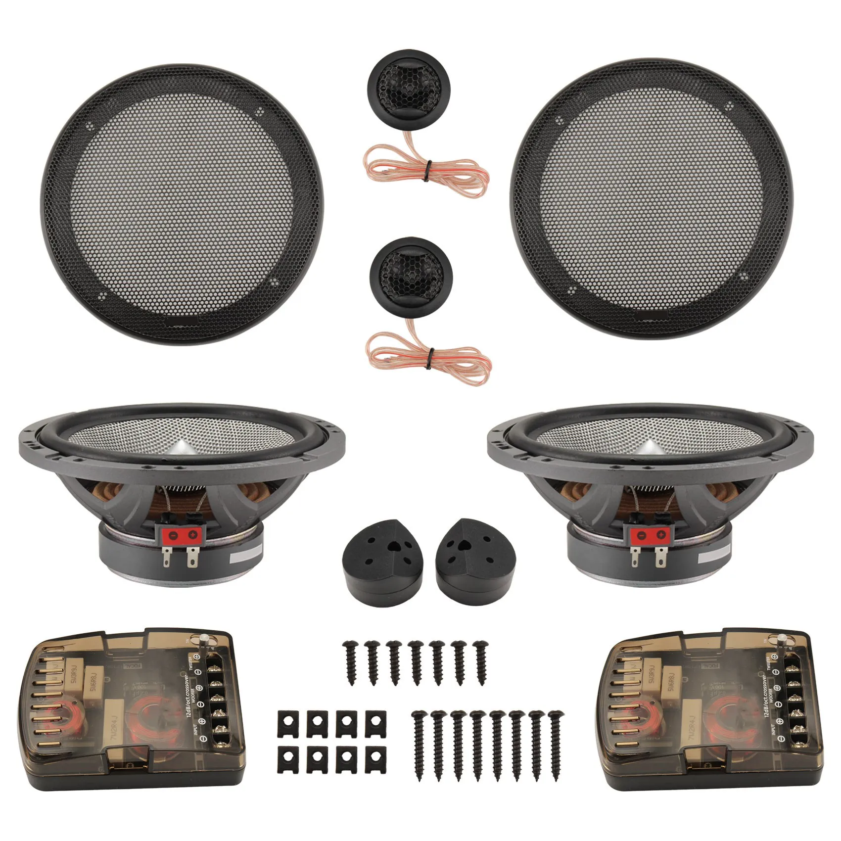 

Стильный и низкий динамик для передней двери автомобиля, 6,5 дюйма, 165AS, сменный комплект, модифицированный