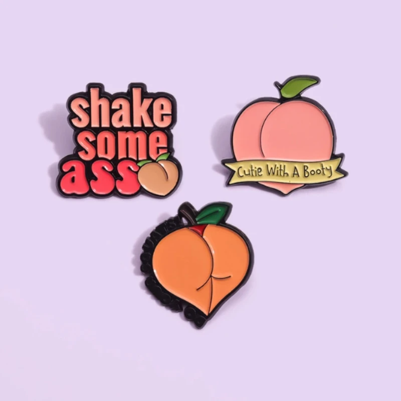 الكرتون الفواكه المينا دبوس الأصالة الفراولة الخوخ الليمون الأفوكادو الفواكه مأدبة حقيبة ظهر للحفلات هدايا مجوهرات اكسسوارات #5