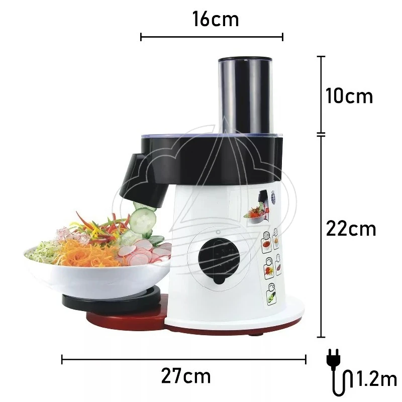 Electric Salad Maker, Multifunctional Home Vegetable Slicer Kitchen Tool