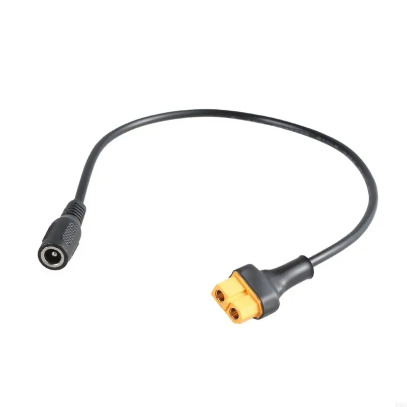 خط اتصال الطاقة الشمسية XT60 موصل سالب إلى 5.5x2.1 مللي متر DC5521 20AWG محول كابل الطاقة لبطارية السيارة كابل محول الشحن