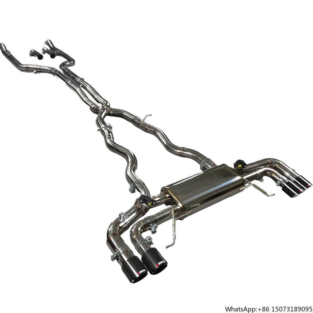 Performance Valvetronic Exhaust Catback System for M550i G30  Exhaust Pipe with Tips