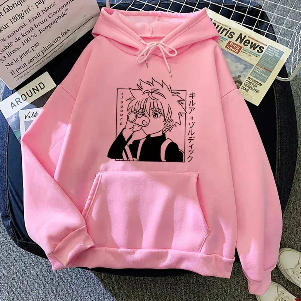 Hunter X Hunter Anime Hoodie für Männer und Frauen, Kurapika Manga Sweatshirts, Fleece, modisch, lässig, HipHop Sweatshirt, Harajuku, Unisex – Detail 6
