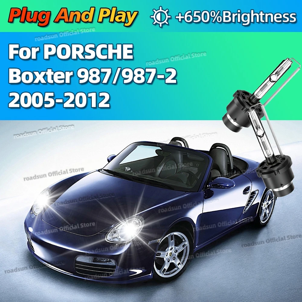 

Xenon 35W 6000K White Car HID Headlight Replace Light Bulbs For PORSCHE Boxter 987 2005-2012 2007 2008 2009 2010 2011