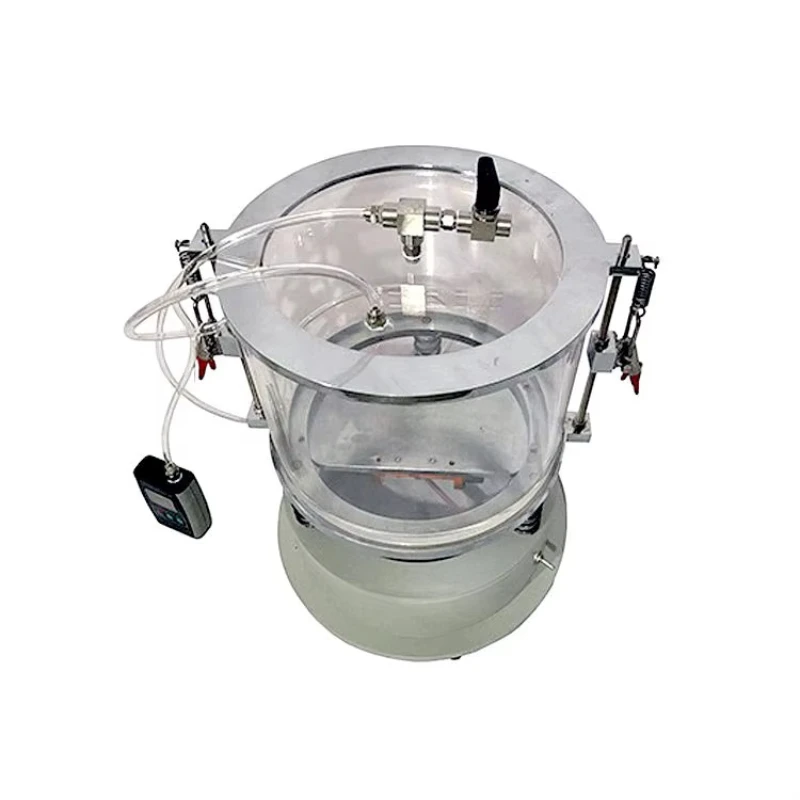 Large capacity vacuum specific gravity bottle set