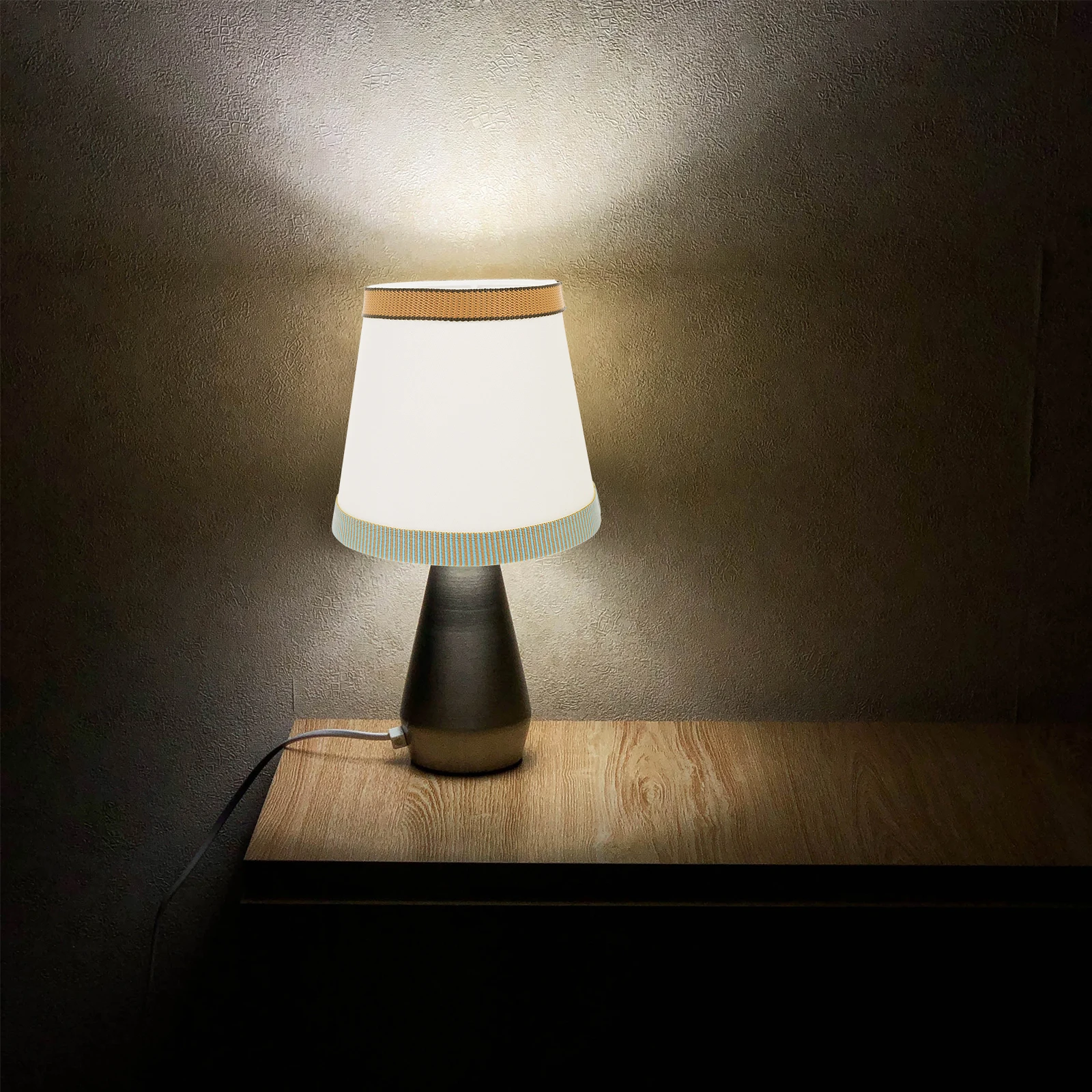 

Small Lampshade Fabric Decorative Lampshades for Desk Table Lamps Reusable Shade Smooth Touch Long Lasting Wear Resistant