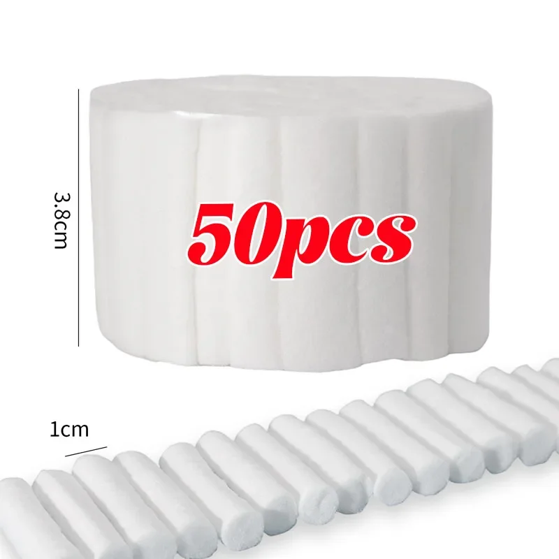 50/100 stücke Einweg Dental Medizinische Chirurgische Baumwolle Rollen Zahn Edelstein Hochreine Baumwolle Rolle Zahnarzt Zähne Bleaching Verbrauchsmaterialien