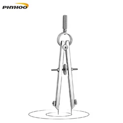 PHYHOO Professional Divider Spring Calipers Compass Protractor Jewelry Tool for Solid and Plane Precis