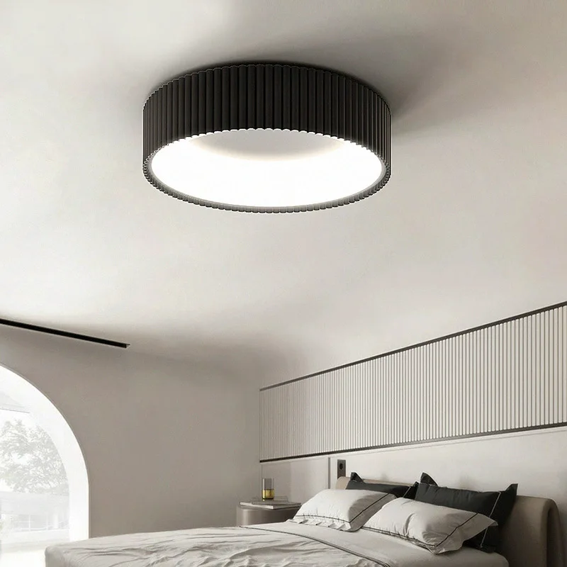 

SANDYHA Modern Nordic Iron Lampshade LED Ceiling Light for Bedroom Living Room Study Home Decoration Fixture Ambient Lighting