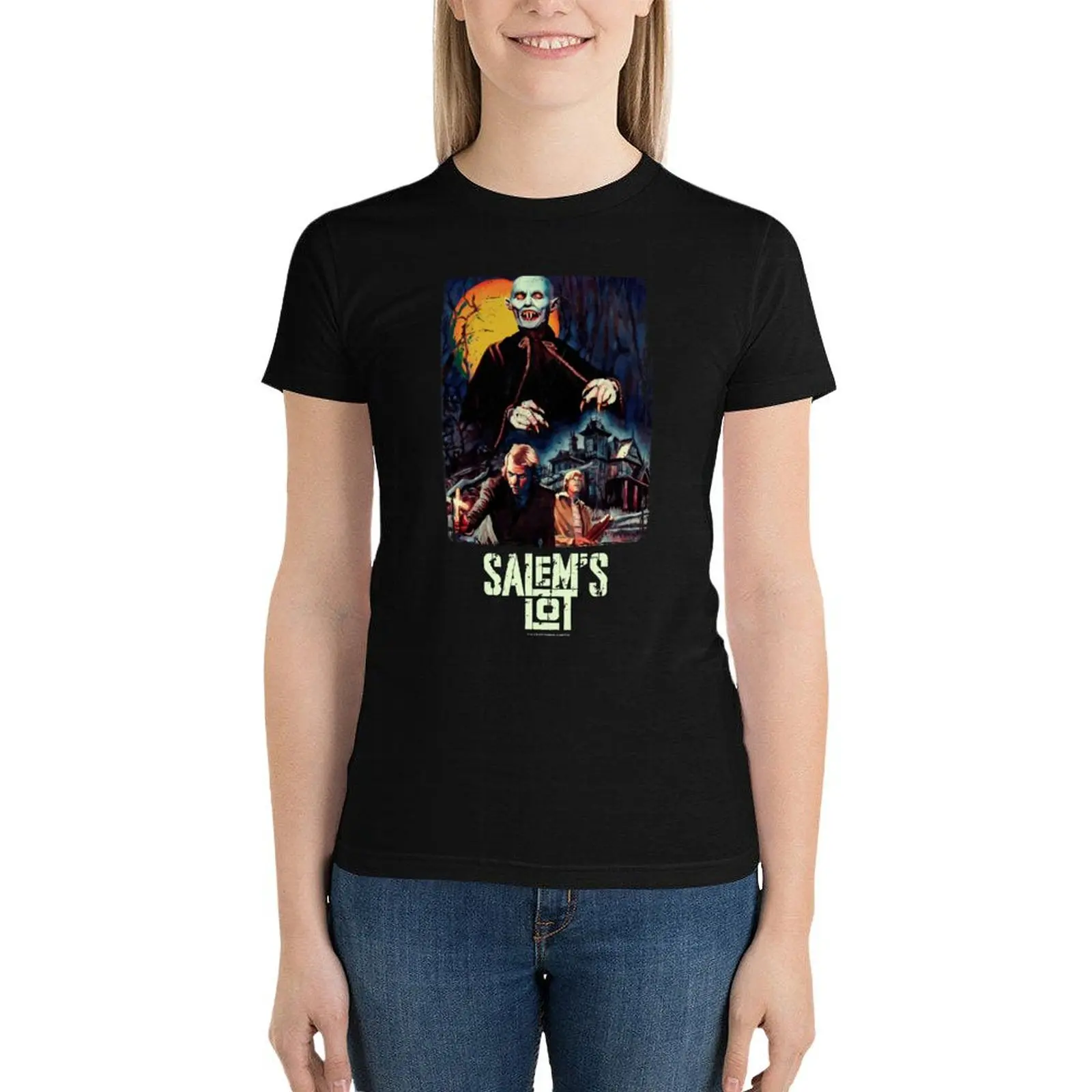 

Stephen King - Salem's Lot T-Shirt vintage clothes oversized summer top tees Women t-shirts