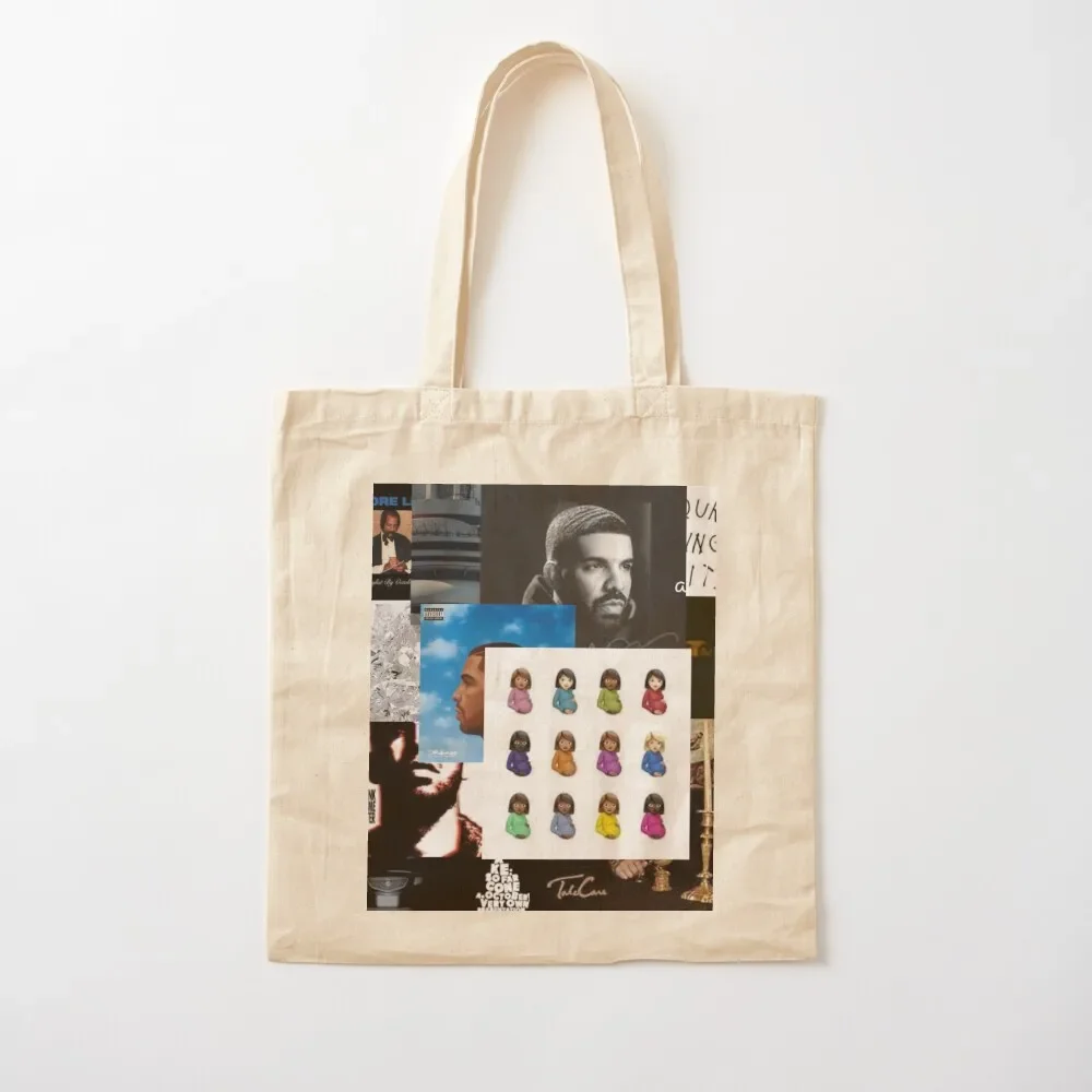 

Drake album discography graphic art Tote Bag shopper bags Lady bag Tote Bag