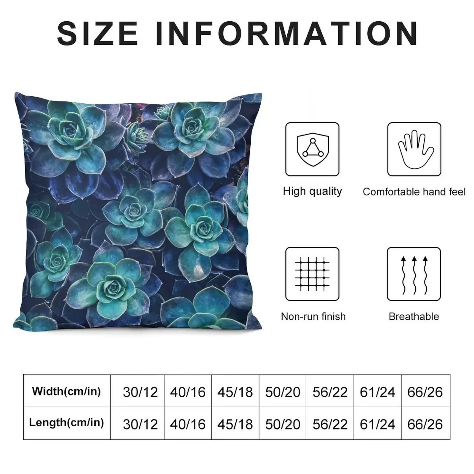 Succulents Throw Pillow Cushions For Sofa home decor items Decorative Cushion pillow