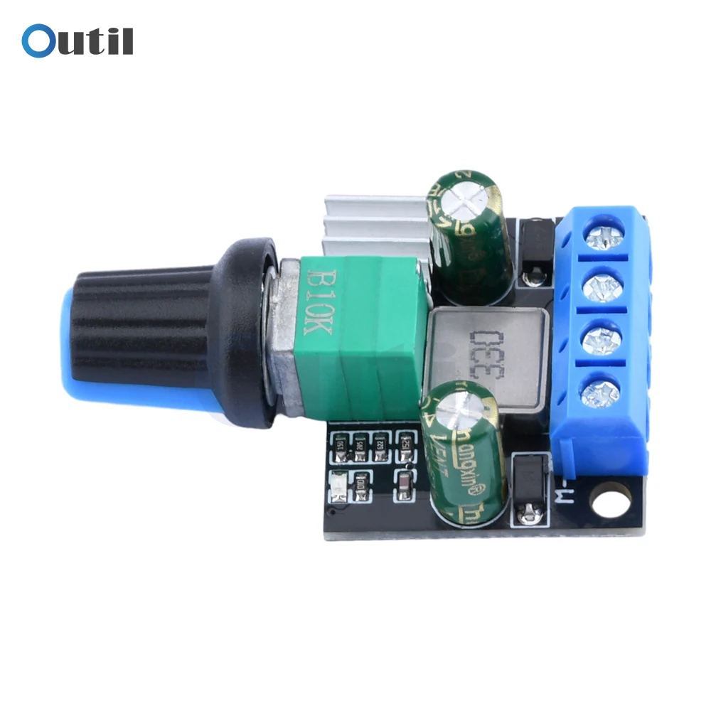 PWM Motor Speed Regulator Module 3.5A DC12V 1.5A DC24V LED Dimmer B10K Potentiometer Knob Speed Regulation Board