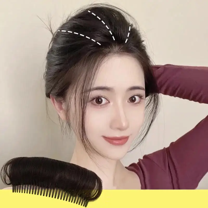 

Synthetic Hair Bun Invisible Comb Wig Clip Styling Adds Women's Hair Volume Hair Pads Women's Simple Monochrome Hair Accessories