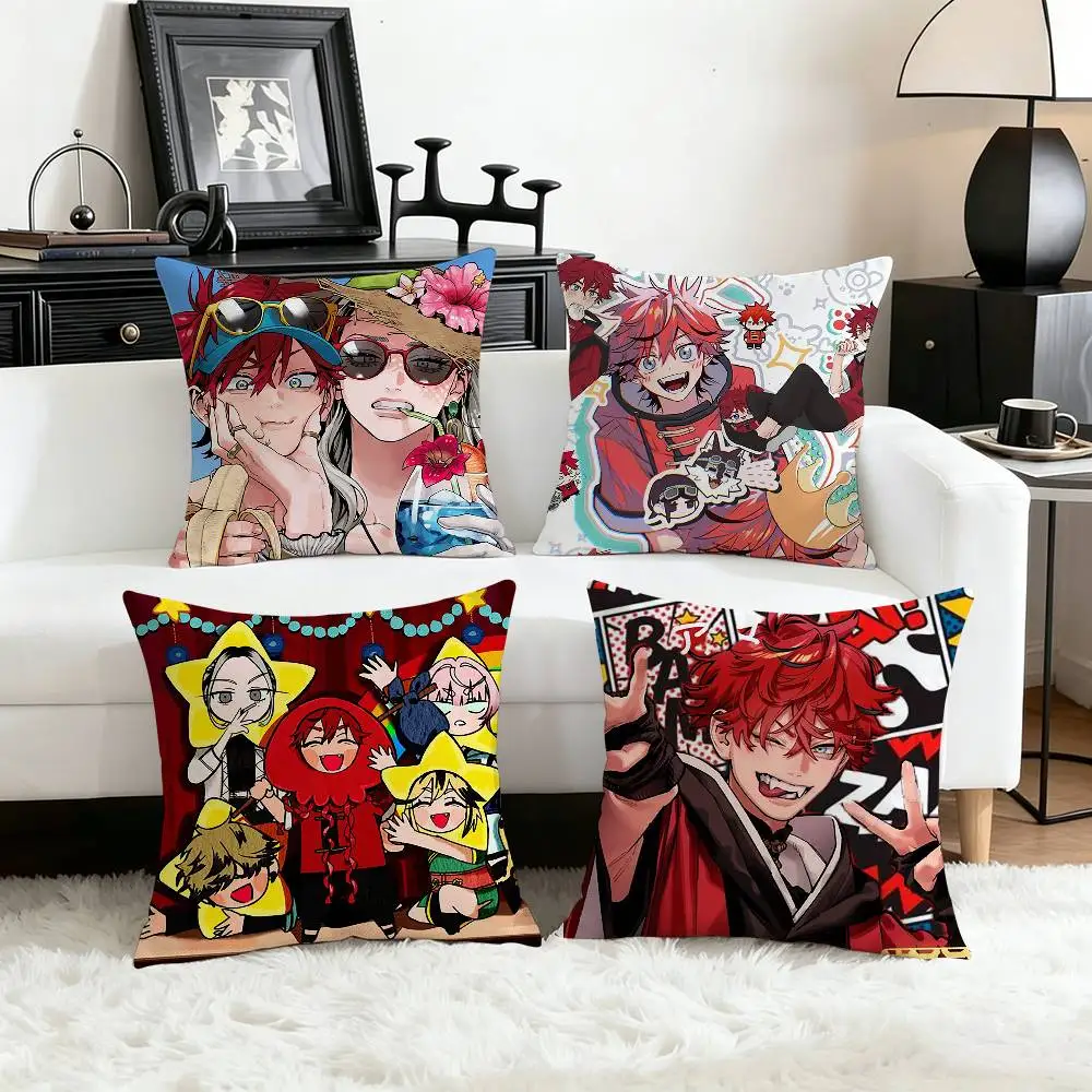 

Gokurakugai Various Sizes Square Pillow Case For Car Home Bedchamber Decor