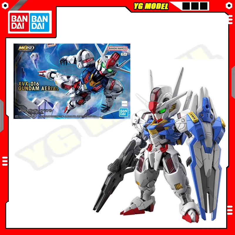

BANDAI Genuine Aerial Gundam MGSD 1/100 EX Standard Model Collectible Assembly Model Toy Ornaments Gift Children Original