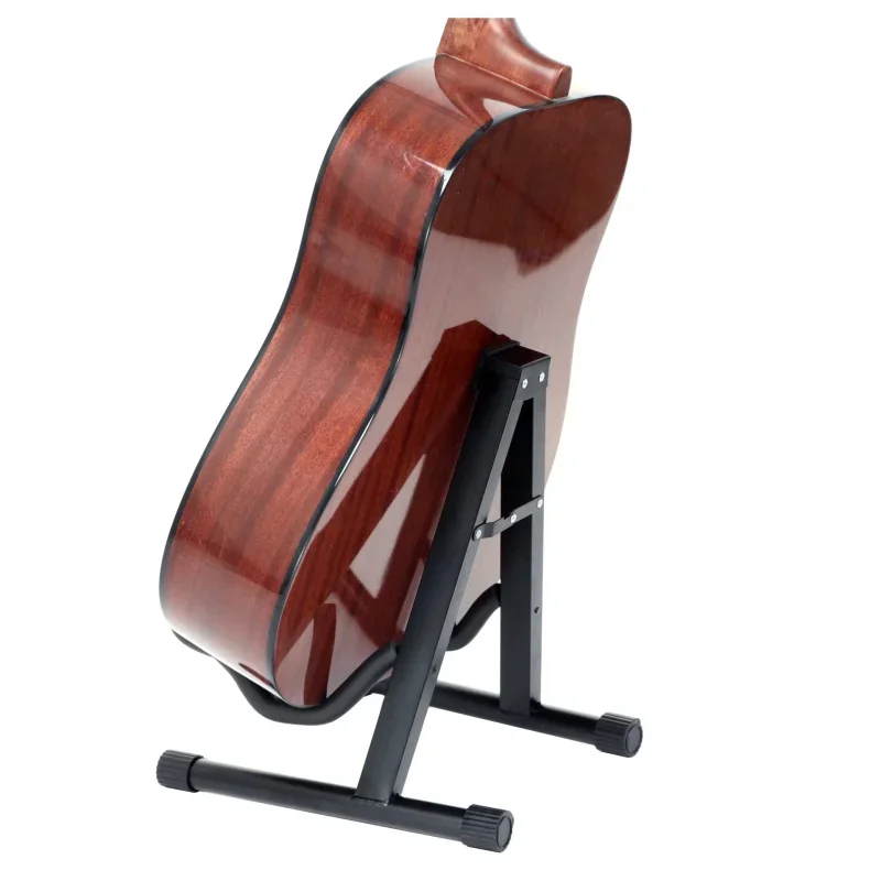 Universal Foldable Guitar Stand Home Retractable Floor Mount Shelf Holder For Electric Acoustic Bass Cello Metal A-Frame Bracket