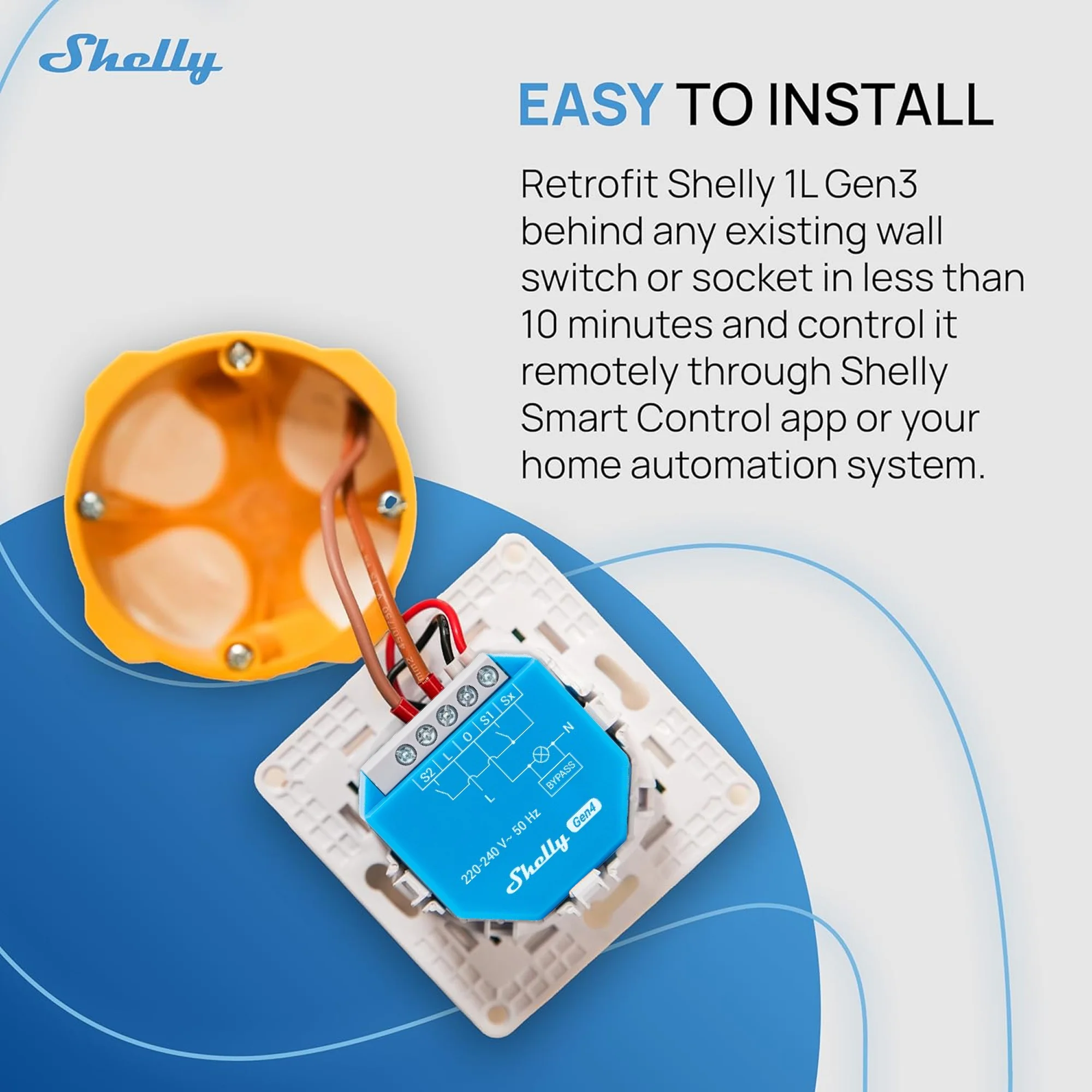 Shelly 1L Gen4 Zigbee, interru - Shelly Relay Module avaliação e preço