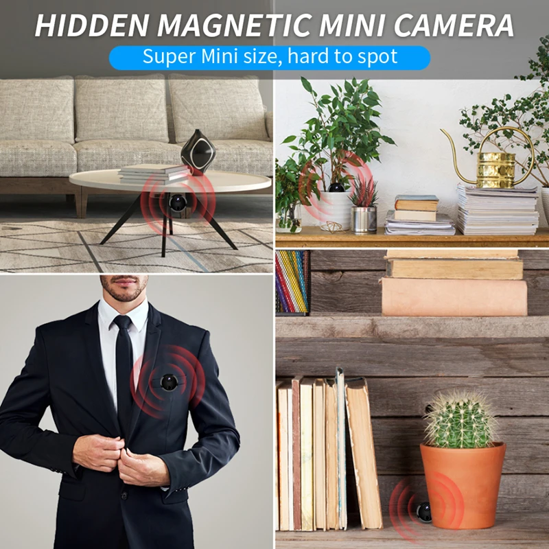 Mini 1080P HD WiFi Camera Wireless Surveillance Night Vision Remote Smart Home Video Recorder for Indoor Outdoor Security 2026 image 4