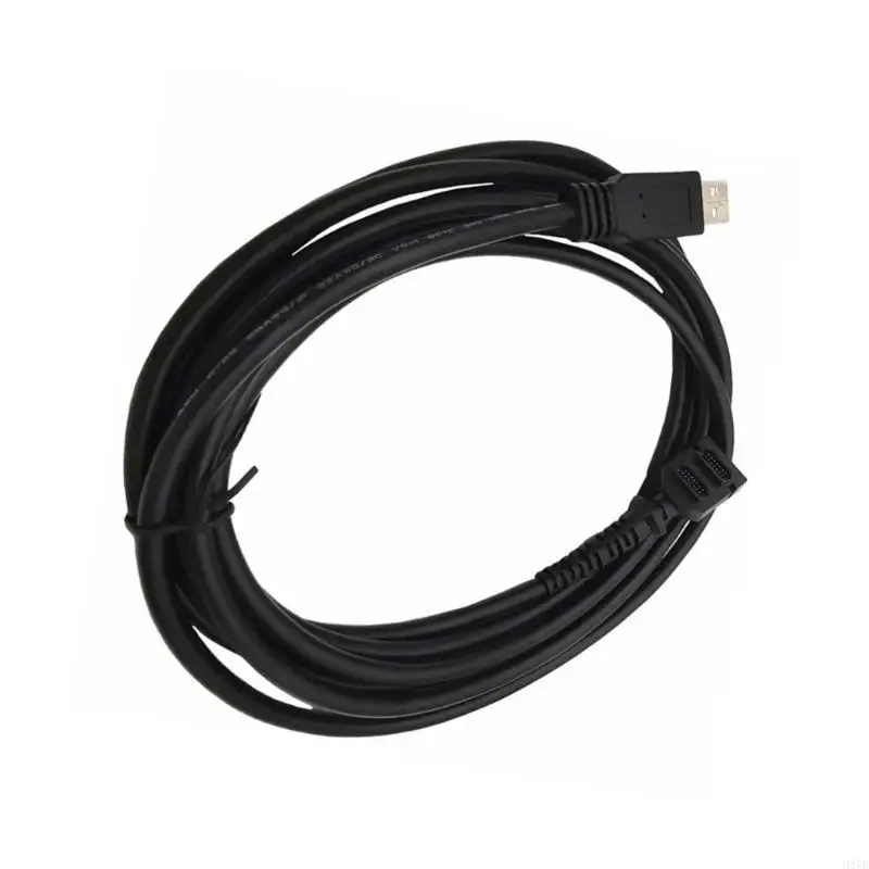 H37B Long 300 Doppelkopf 14 -Pin -Stecker zu USB ein männliches Kabel für POS -Klemmen Scan -Maschine Kabel
