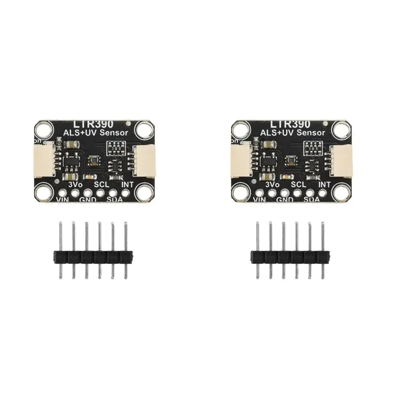 ABGI-2X LTR390 Sensore di luce UV da 300 Nm a 350 Nm Rilevamento raggi ultravioletti UV per il rilevamento della luce Esperimere meteorologiche I2C
