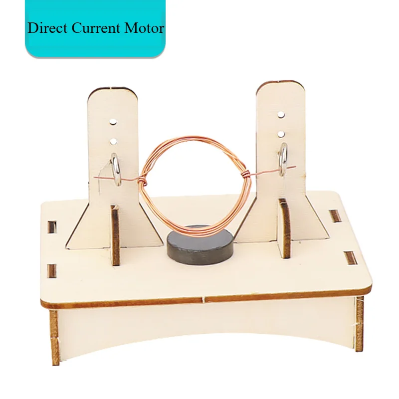 Juguetes De física STEM DIY para niños, experimento de ciencia, Material de enseñanza, proyector deslizante, Motor de CC, proyecto de montaje Manual, regalo para niños