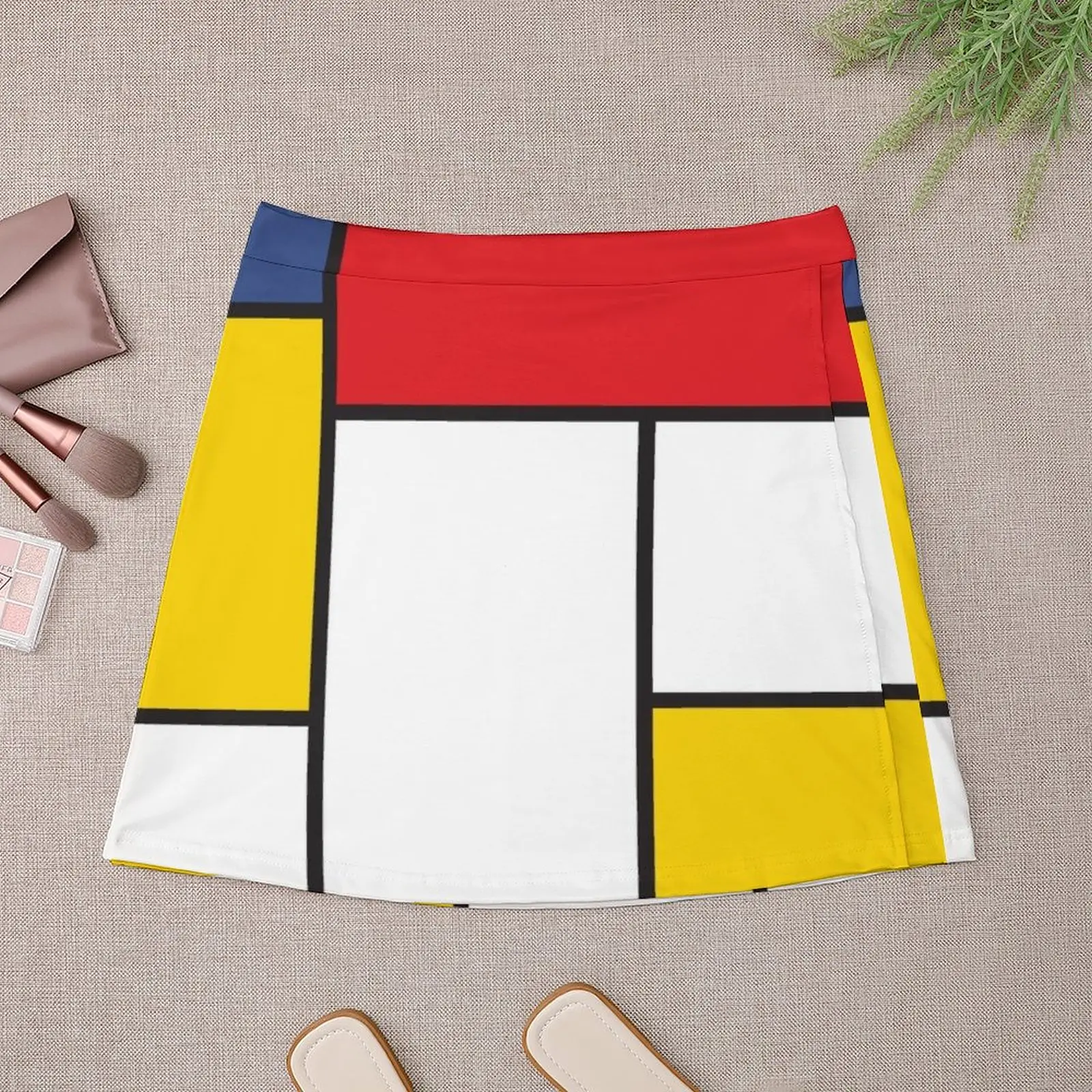 Minifalda de Mondrian para mujer, ropa Coreana de verano, novedad de 2023