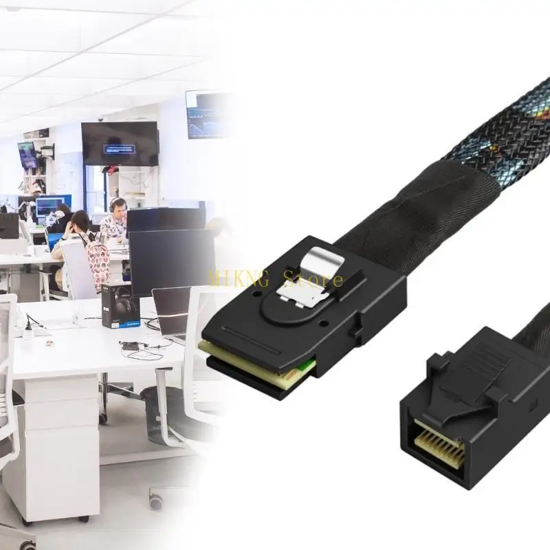 Minisas الداخلية عالية السرعة إلى كابل Minisas ، SFF8087 إلى SFF8087 36PIN DATA CORM 12GBPS معدل نقل 50 سم/100 سم أفضل بيع