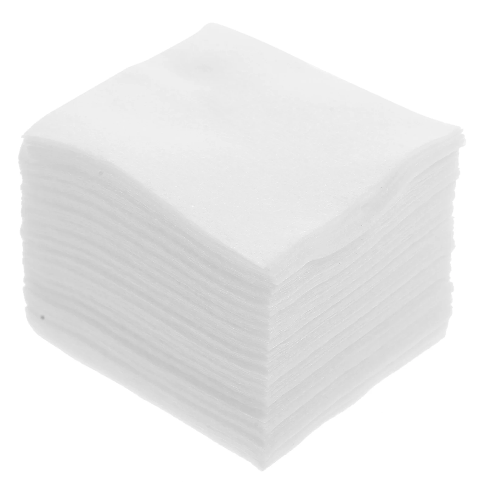 

1000pcs Non-Woven Makeup Remover Pads Natural Cotton Thin Cotton For Nail Polish Removal Plastic Box Packing Durable