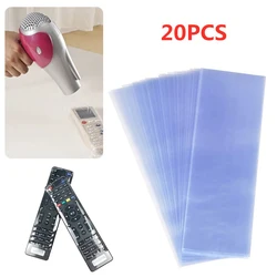 5-20PCS Clear Shrink Film TV Remote Control Case Cover Air Condition Remote Control Protective Anti-dust Bag Cover Accessories