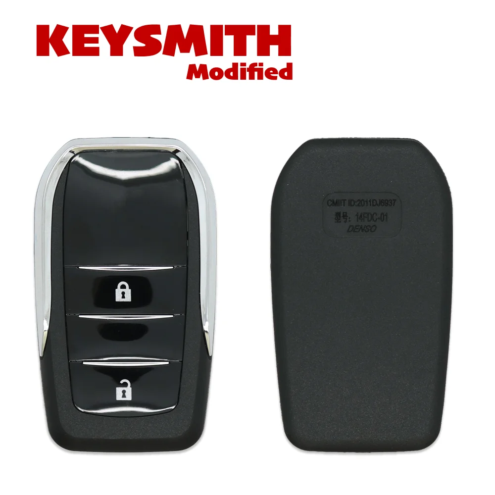 KEYSMITH Simple DIY Modified Flip Key Luxury Upgrade 2/3 Buttons for Toyota Hilux Yaris Cross
