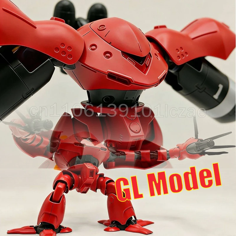 En stock HG 1/144 GL Modelo Hygogg MSM-03C Kit de montaje de juguete Figura de acción de robot Cangrejo Rojo Regalos de plástico Traje móvil de plástico